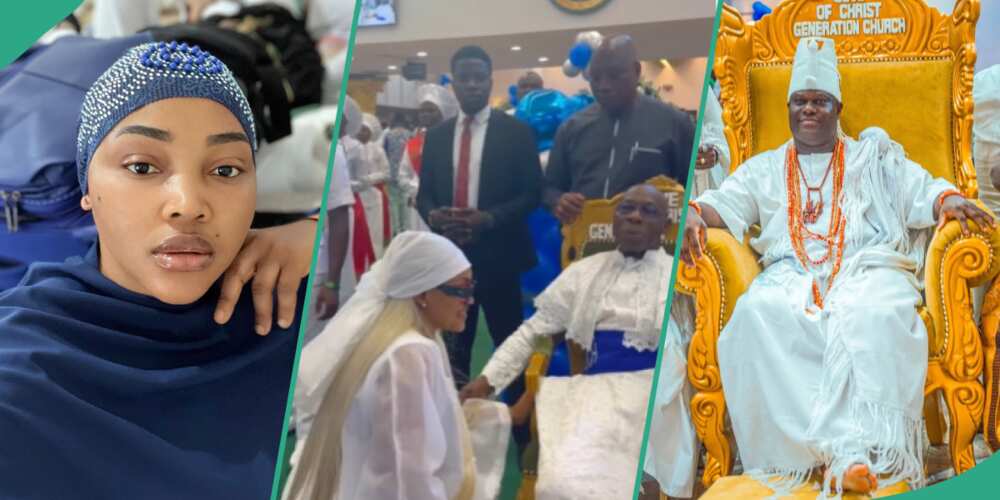 Mercy Aigbe, Obasanjo, OOni of Ife