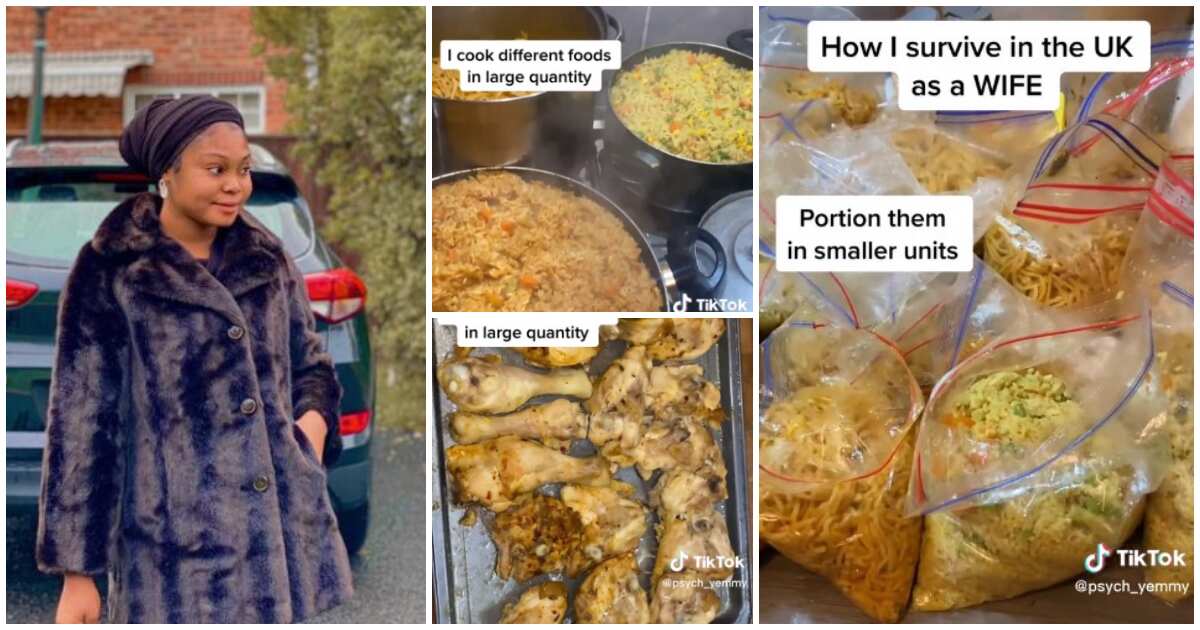 Nigerian lady in the UK shares how she survives in the UK as a wife with smaller units of food