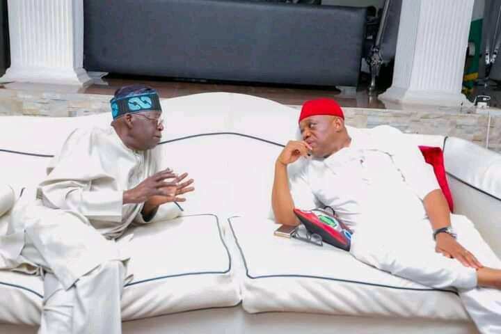 Tinubu visits Orji Kalu in Abuja