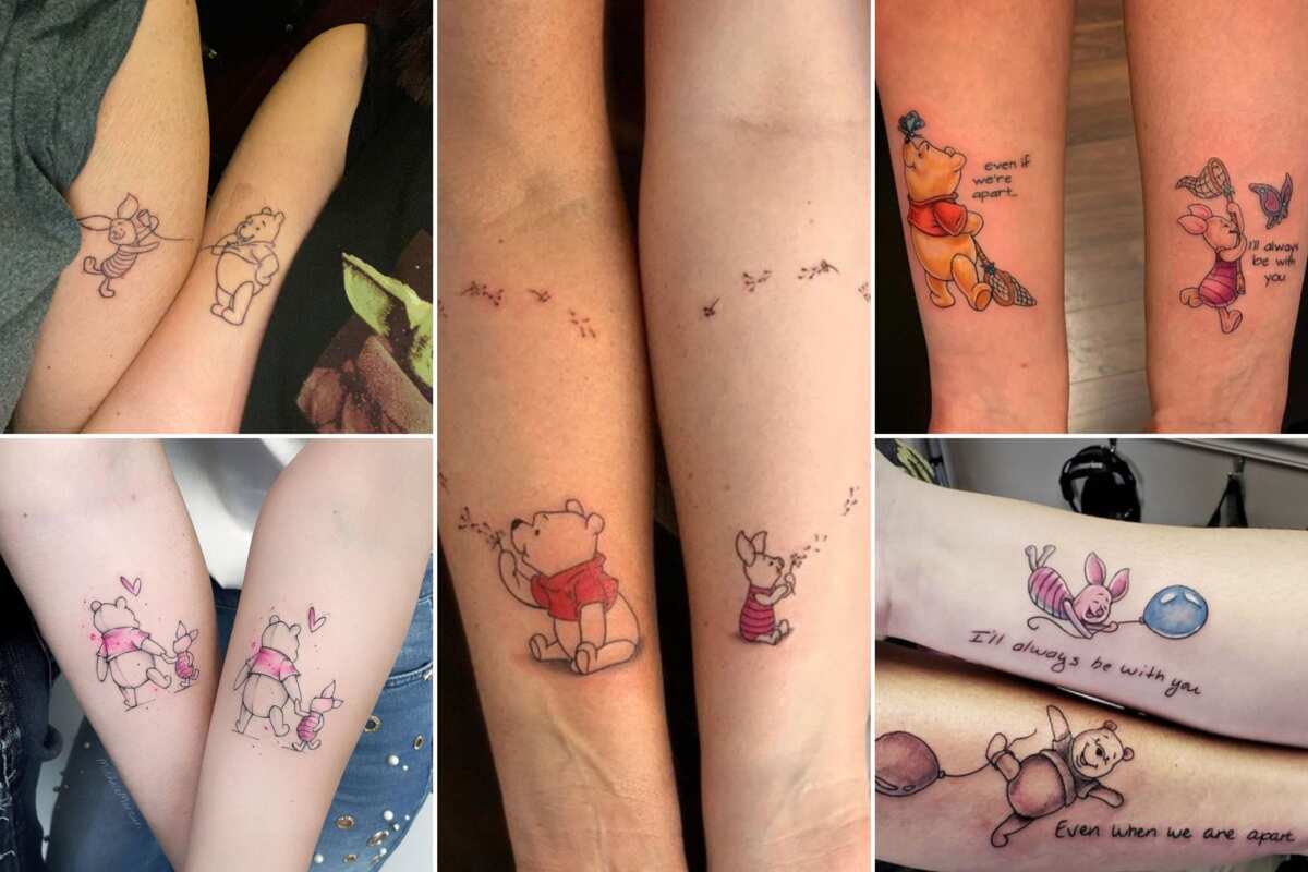 My matching Disney tattoo with my sister! | Matching sister tattoos, Disney  tattoos, Sister tattoos