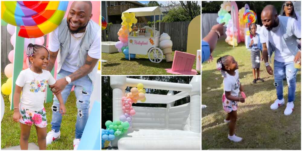 Hailey Adeleke at 4: Photos, Videos From Birthday Party in Atlanta, Davido, Other Family Members Attend