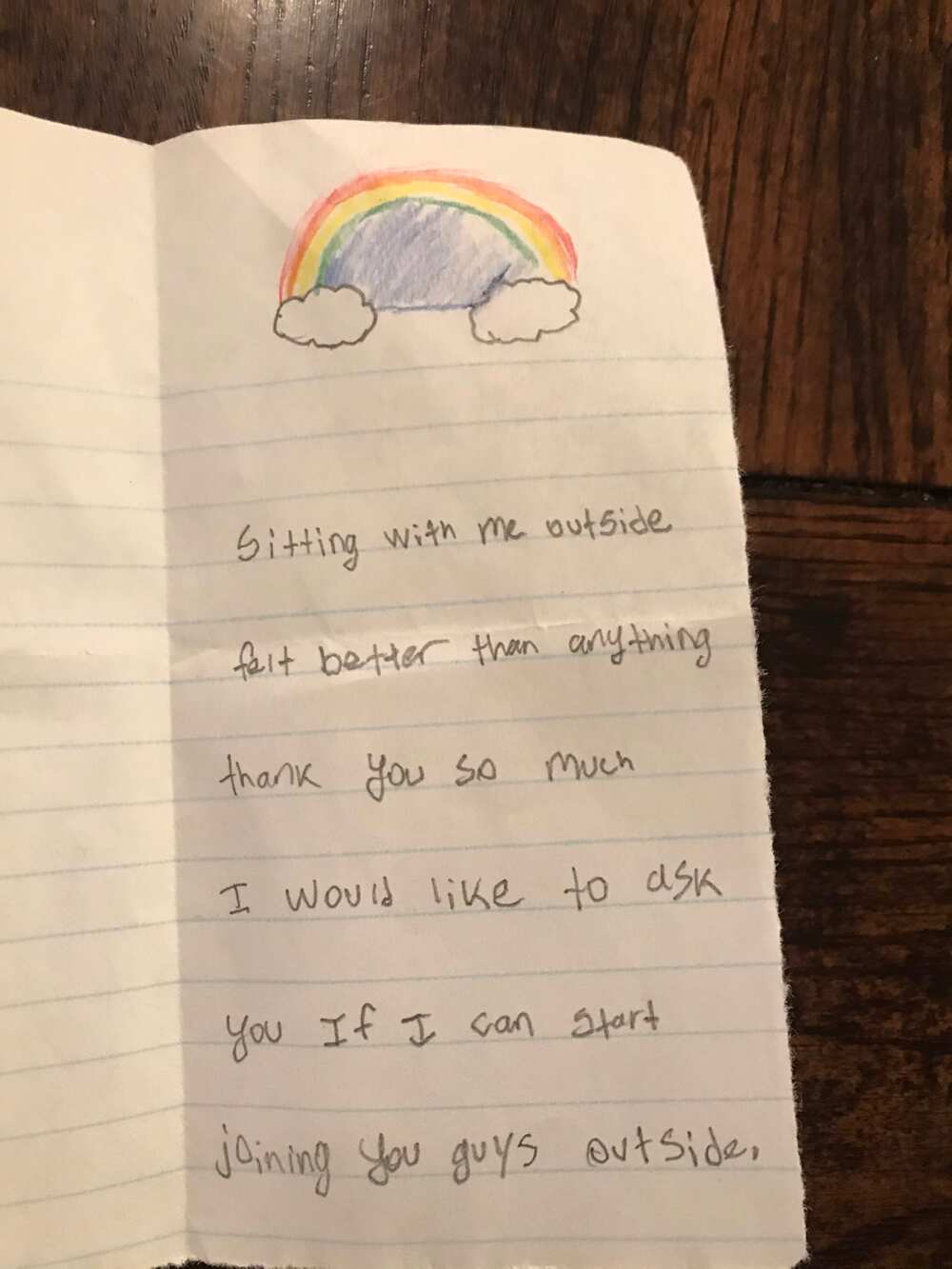 10-year-old boy gets sweet note from new kid after rare act of kindness, goes viral