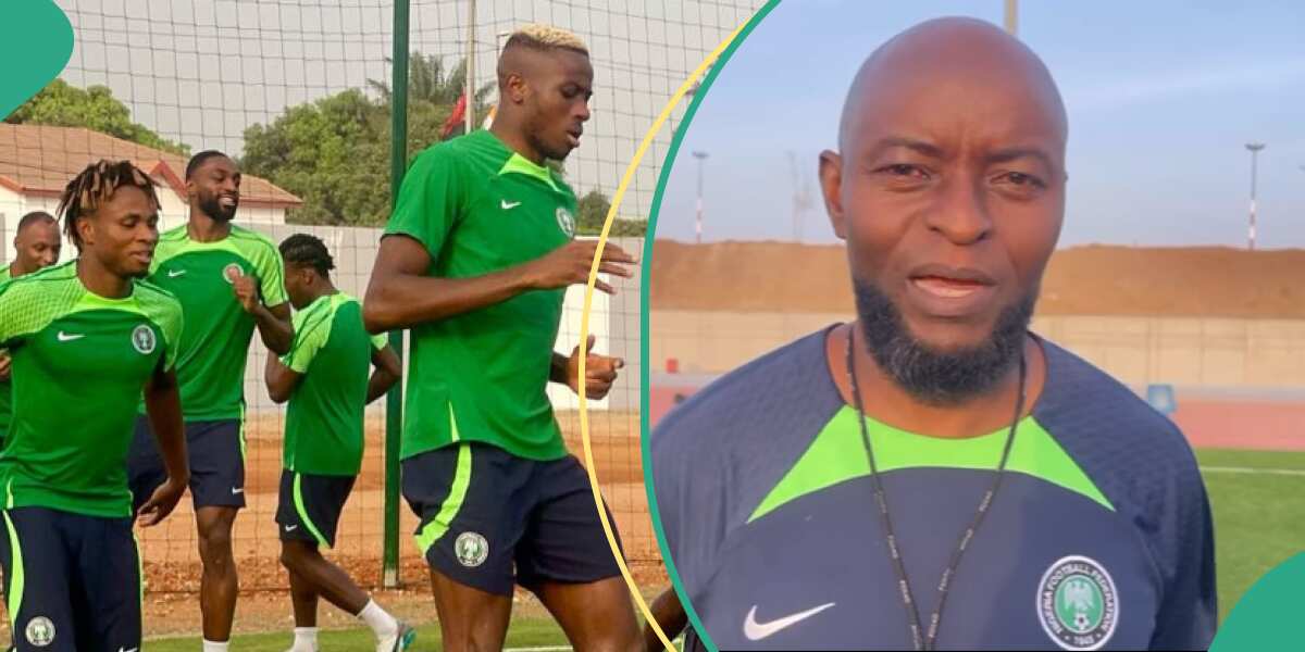 See what Finidi George has to say about his first training session with Super Eagles (video)