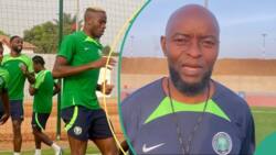 Finidi reviews 1st training session with Super Eagles before Ghana, Mali match, Nigerians react