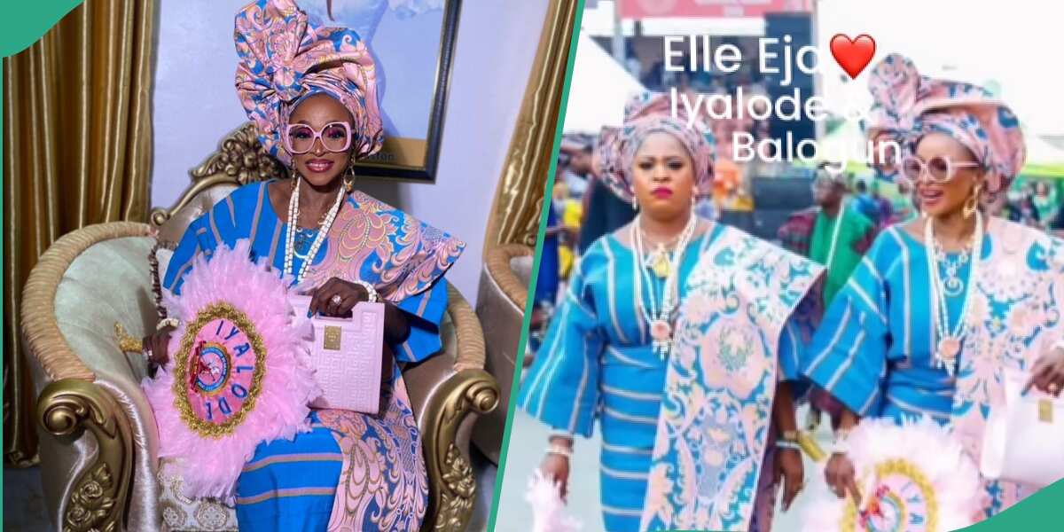 Check out the stunning pictures of the Iyalode from Houston at the Ojude Oba 2024