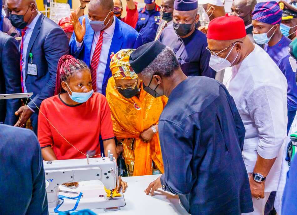 Hope Uzodimma and Osinbajo in Owerri