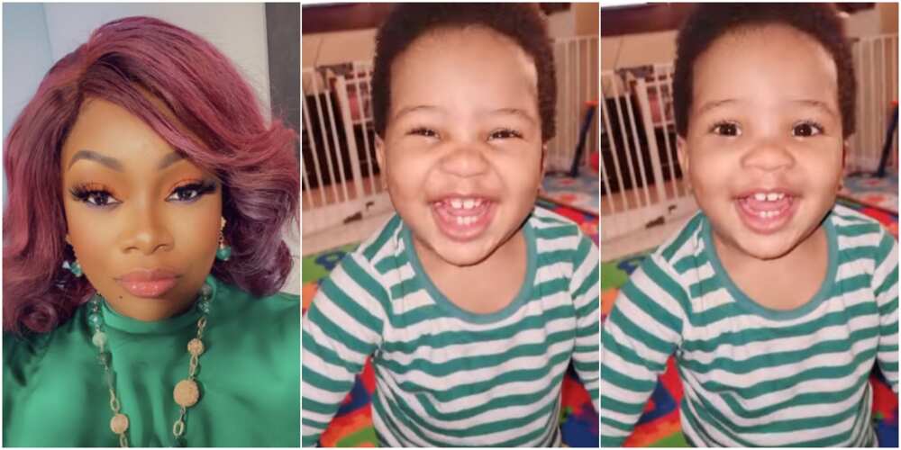 OAP Toolz and her son