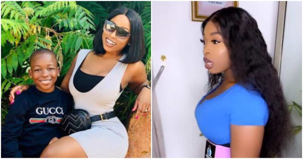 Jackie B's son drags her online Jackie B's son drags her online