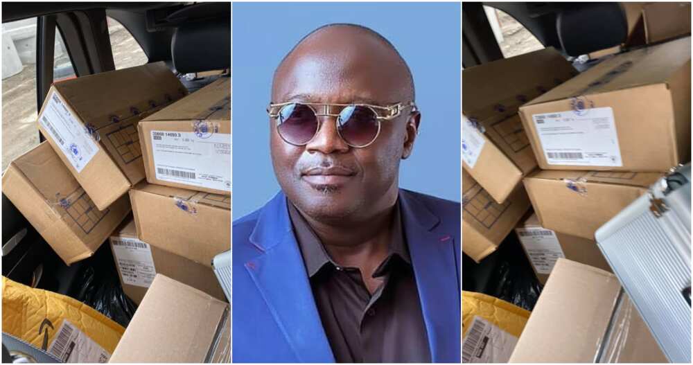 Yinka Farinde: Nigerian man gives out boxes of frozen chicken