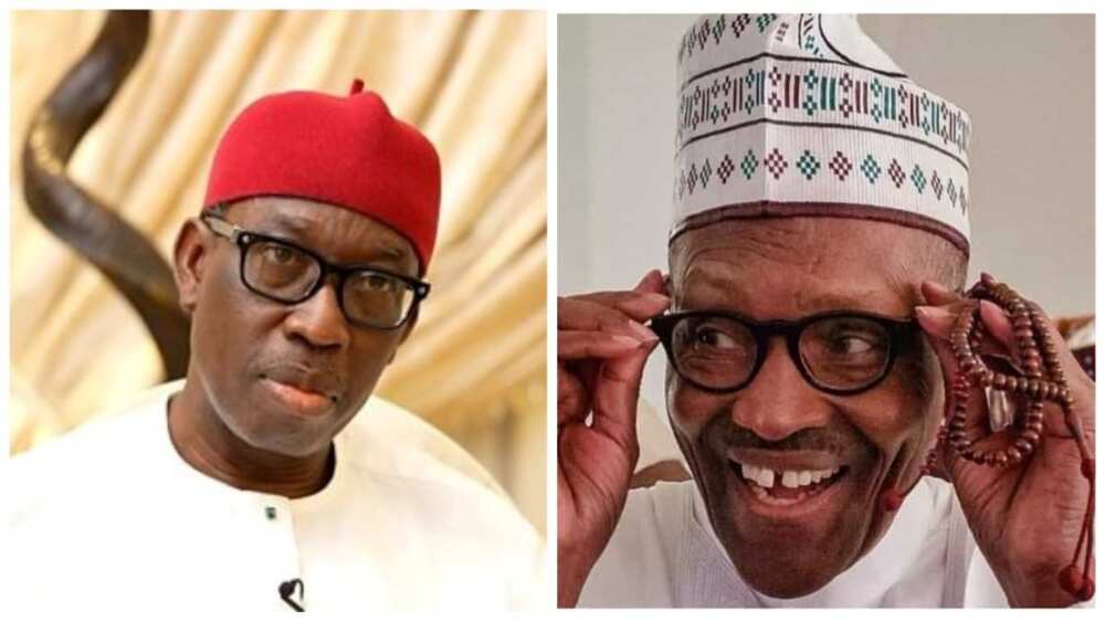 Governor Ifeanyi Okowa, President Muhammadu Buhari, LG allocations, governors, stealing funds