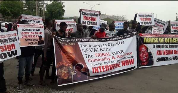 Alleged fraud: Protesters call for removal of CBN deputy governor