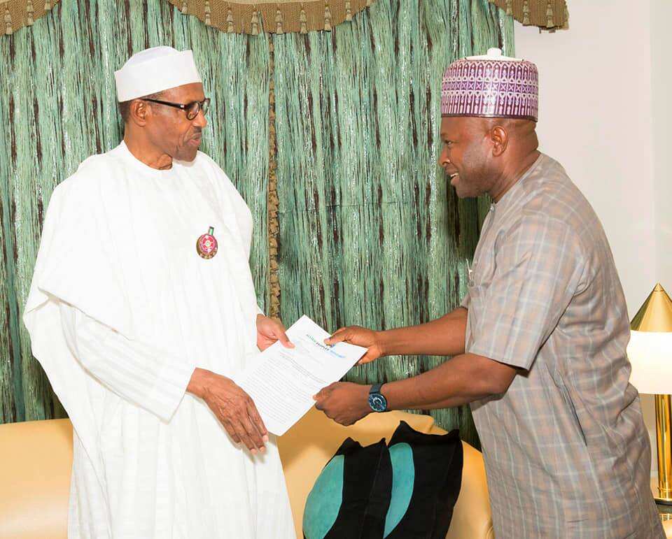 Buhari is our candidate - Political party linked with Governor Amosun adopts president