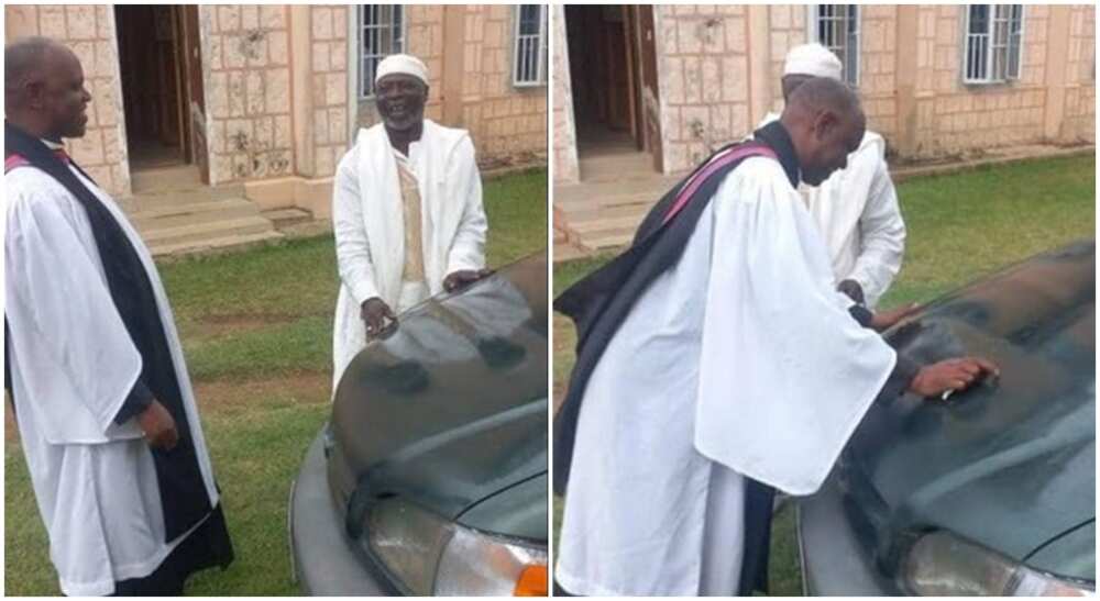 Photos of a Nigerian Imam and a pastor.