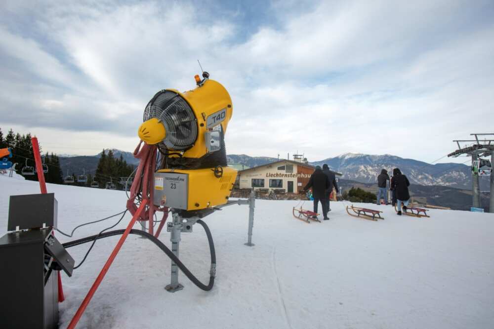 With higher temperatures, it has not always been economically viable to make artificial snow