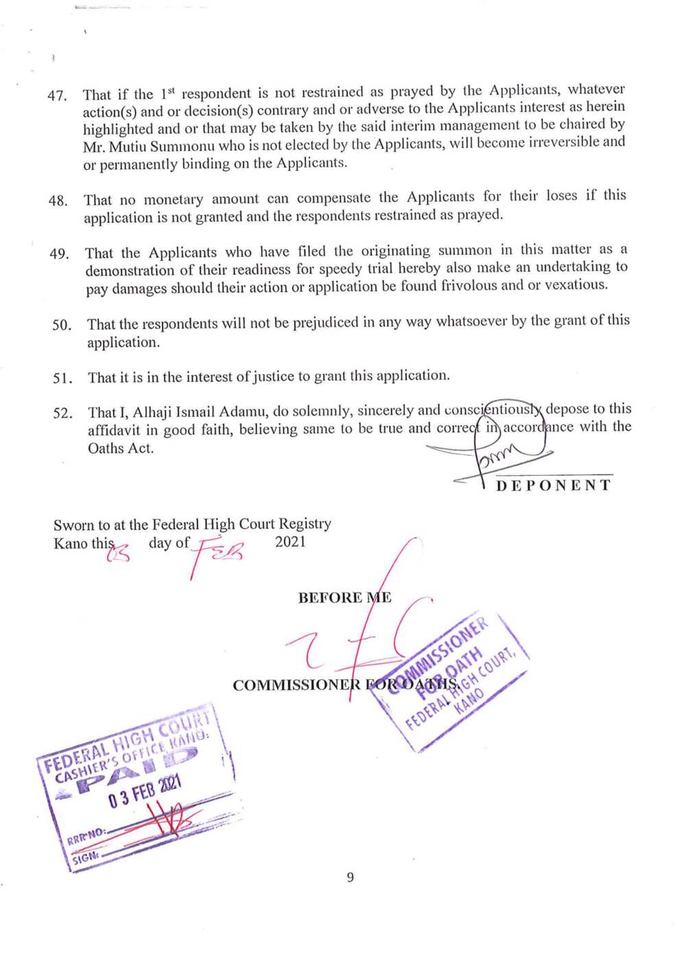 Oando shareholders have taken SEC to court to challenge penalties against Oando in May 31st letter