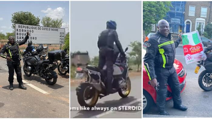 Why I was denied entry into Cote d' Ivoire, Nigerian biker, Kunle Adeyanju speaks, shares interesting video
