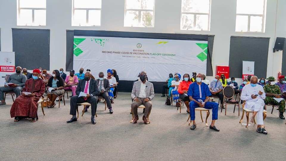 Protesters sends strong warning to Governor Obaseki over COVID-19 vaccination Protesters sends strong warning to Governor Obaseki over COVID-19 vaccination