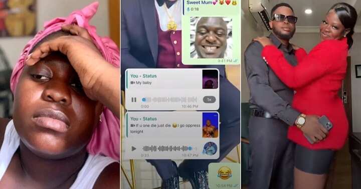 Nigerian lady shares video of mum's reaction after seeing her boyfriend