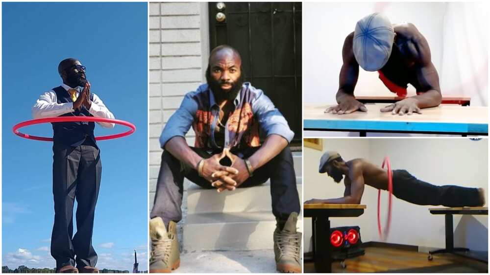 Nigerian man breaks Guiness World Records with his special hola hopping exercise Nigerian man breaks Guiness World Records with his special hola hopping exercise