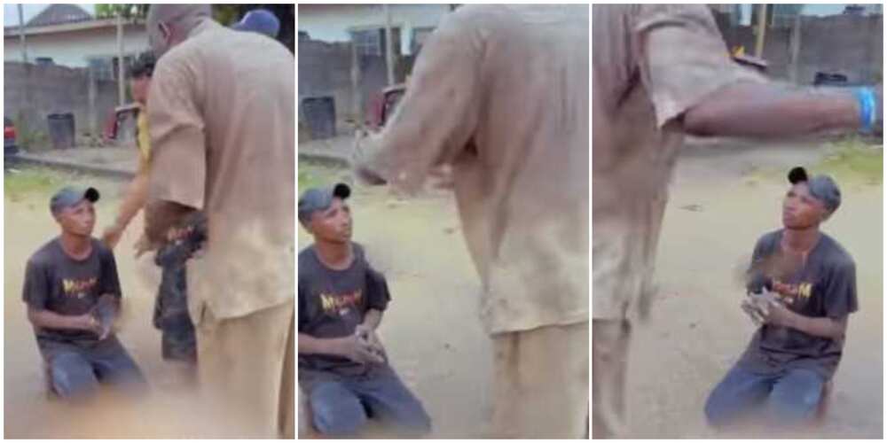Nigerians react as man forgives and prays for thief caught stealing his N70k electric cable