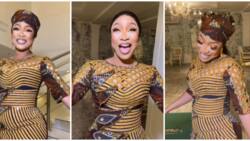 Tonto Dikeh's new video sparks mixed reactions over her makeup: "The products finish?"