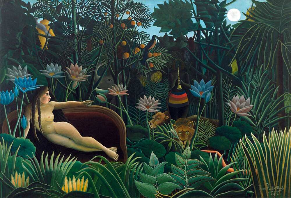 kirikou inspiré des tableaux de Rousseau