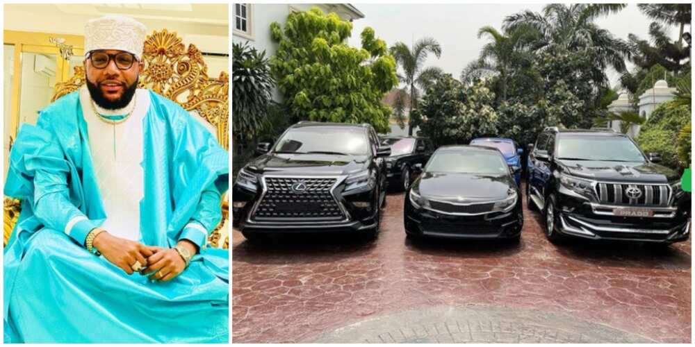 E Money Shares Luxury Cars To His Relatives Friends Staff To Mark 40th Birthday Legit Ng