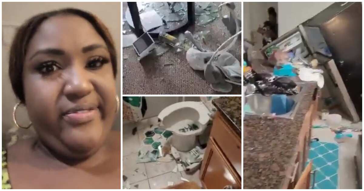“My friend cheated on me”: Mother whose house was destroyed by 15-year-old son, reacts in video, shares what really happened
