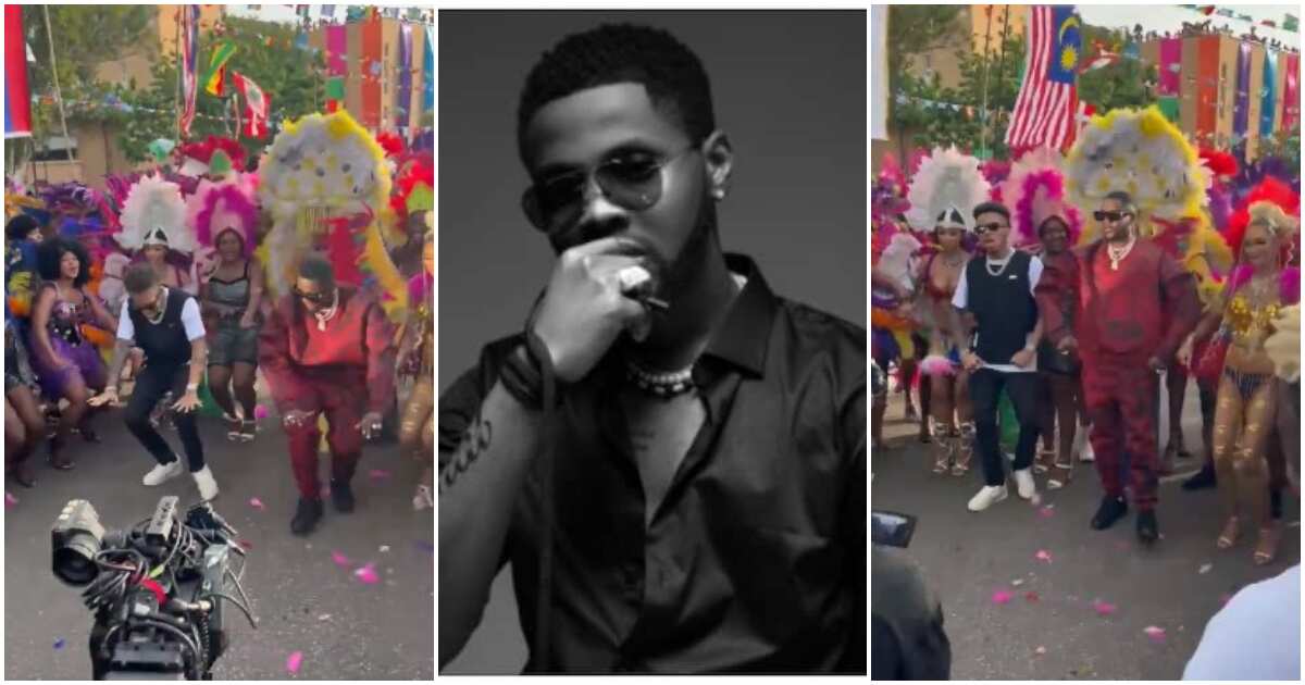 Excitement as Kizz Daniel shares snippet from video shoot for Buga and it is lovely