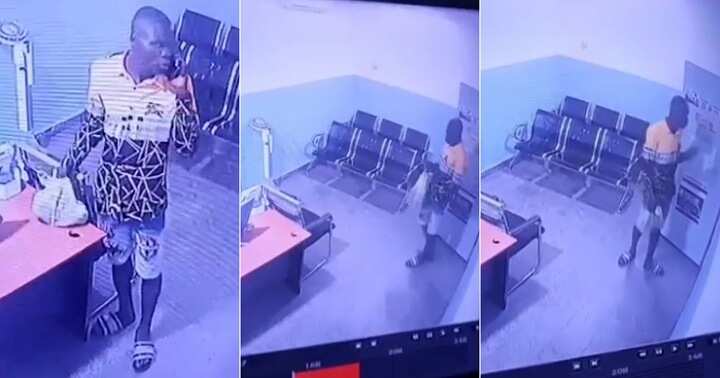 Man steals phone at hospital, CCTV