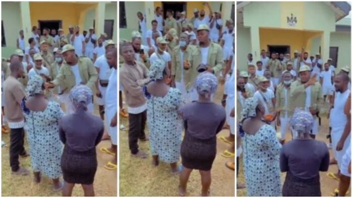 Kind 'corper' distributes N10k each to cleaners at Nasarawa camp, says he wants to empower them