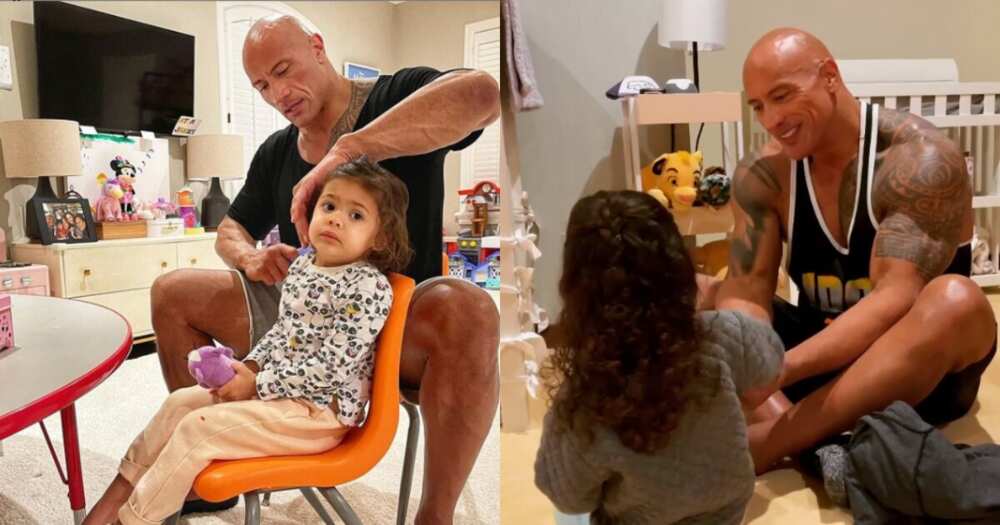 The Rock's adorable daughter declares she is powerful in cute clip
