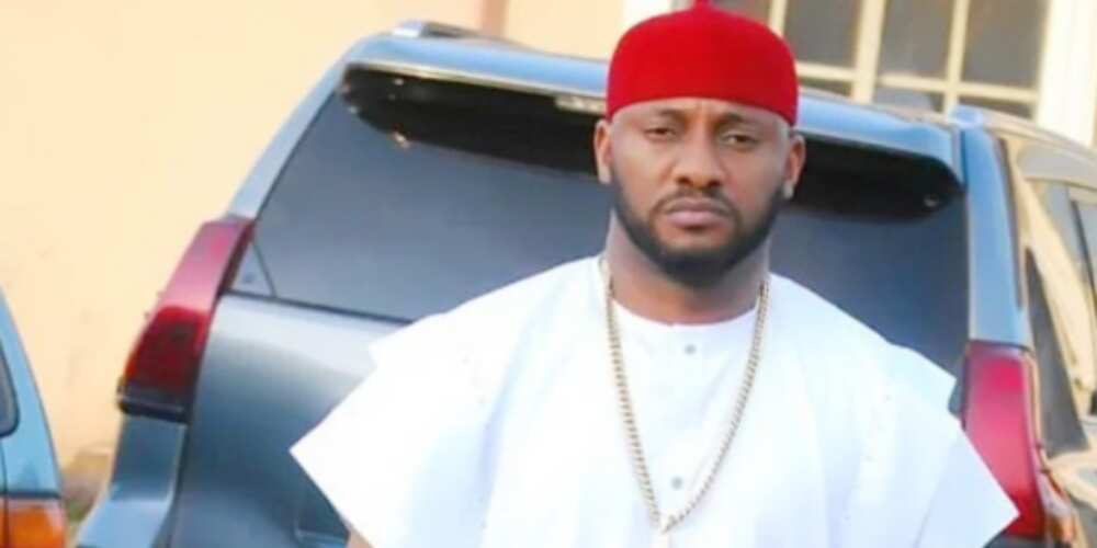 Yul Edochie, flat stomach