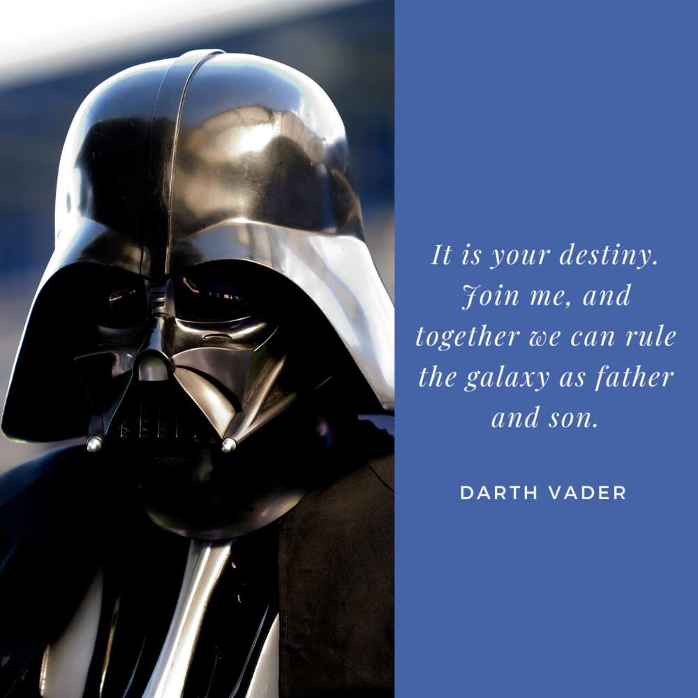 Famous Darth Vader quotes and sayings from the Star Wars franchise - Famous Darth Vader quotes and sayings from the Star Wars franchise -
