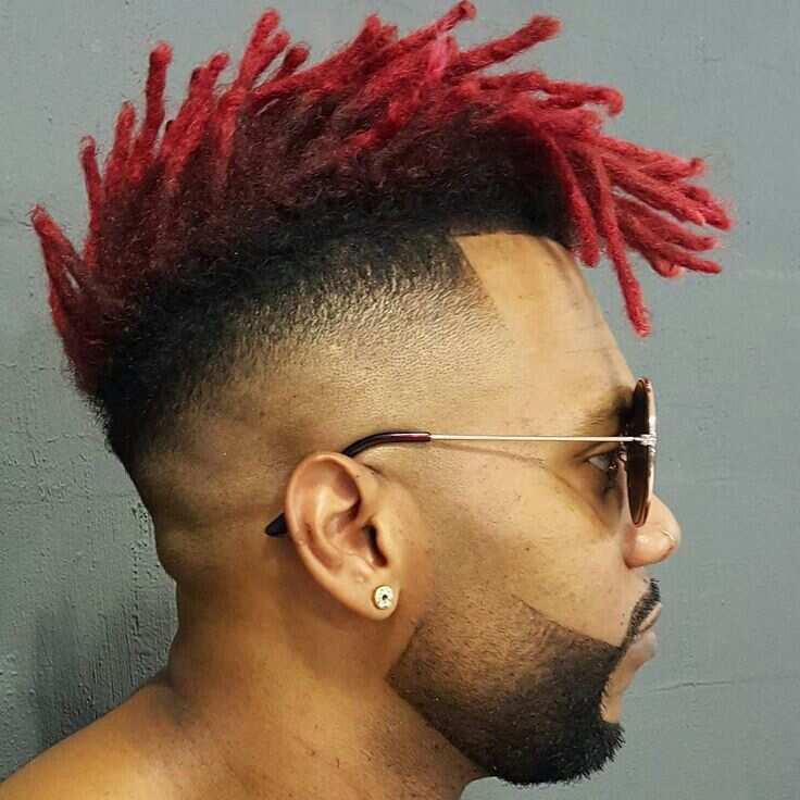 high fade black