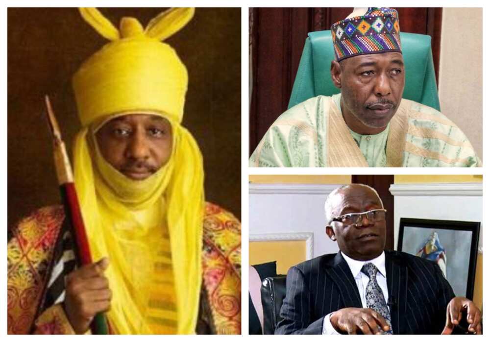 Zulum, Sanusi, Falana