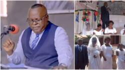 Pastor in video marries 4 ladies who are All virg*ins at once, says Bible supports it, he now has 5 wives