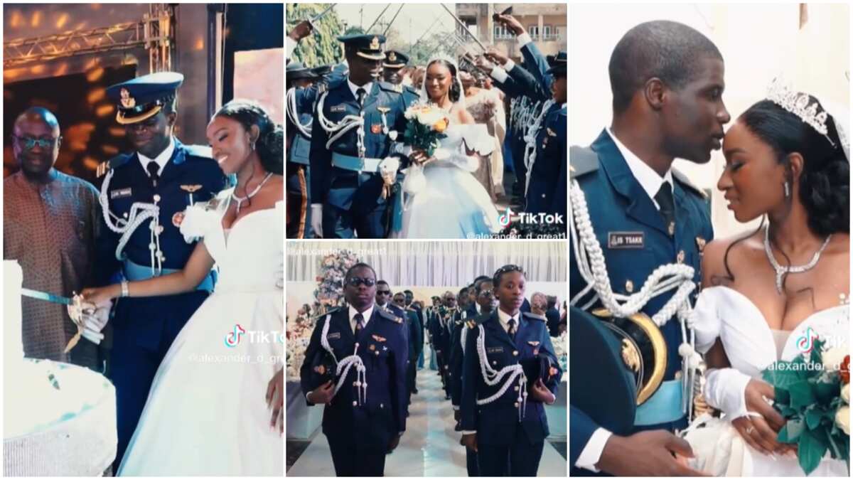 Amazing military wedding video stirs massive reactions, groom gets special message