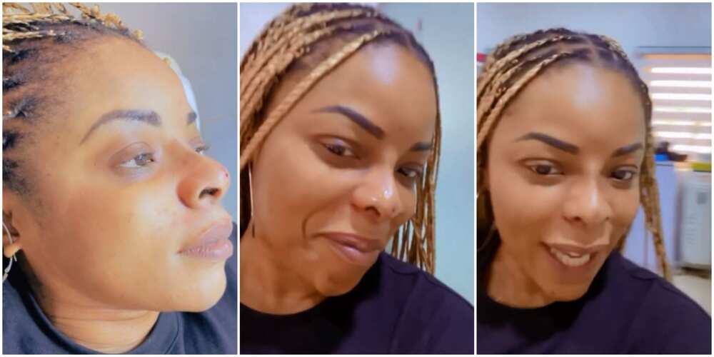 See My Pointed Nose: Laura Ikeji Finally Gets Work Done on Her Nose, Shows it Off Online