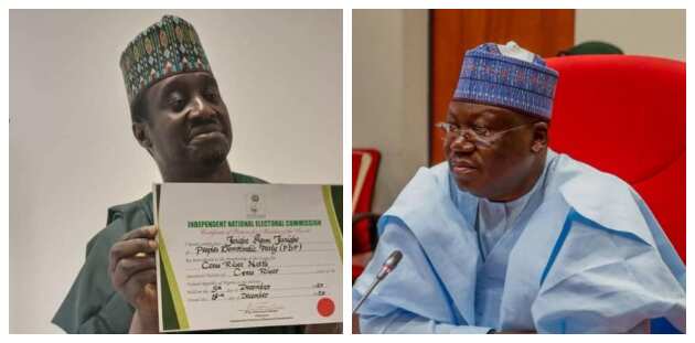 Jariggbe and Lawan in separate photos