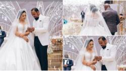 Nadia Buari weds Ramsey Nouah in upcoming movie Merry Men 3: "She makes a beautiful bride"