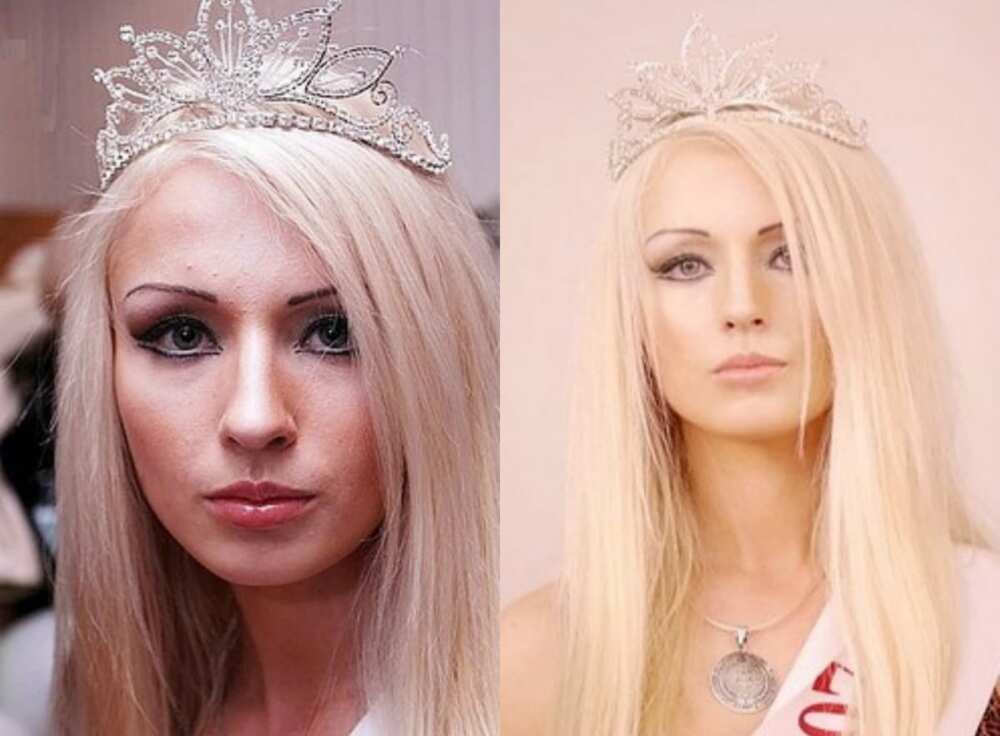 Valeria Lukyanova before