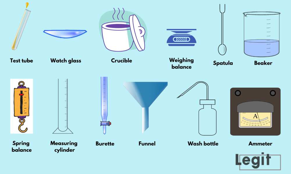 All laboratory apparatus and their uses