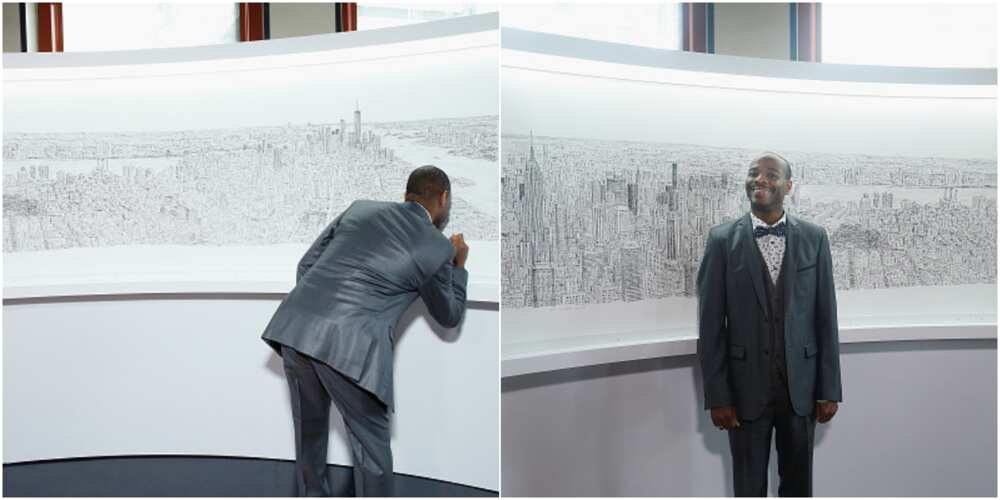 new york skyline drawing autistic