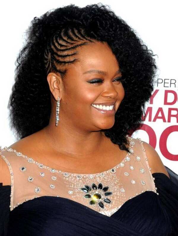 Best cornrow hairstyles for round faces 