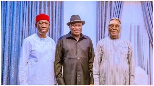 Okowa, Jonathan, Atiku