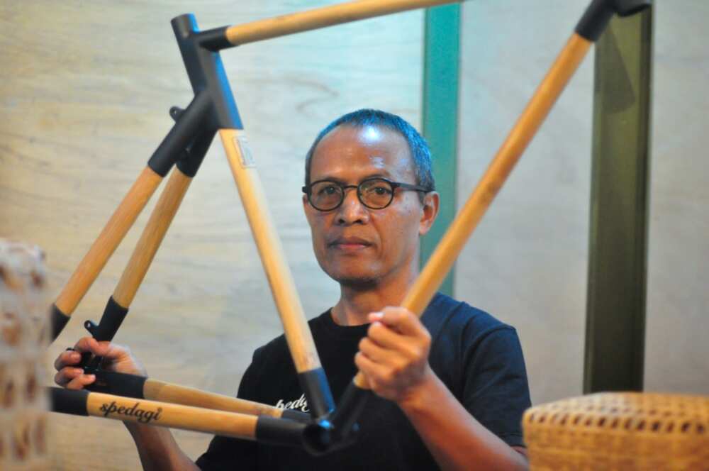 Indonesian designer Singgih Susilo Kartono uses his sustainable bike craftsmanship to bring jobs to locals and show villagers they can use the environment around them