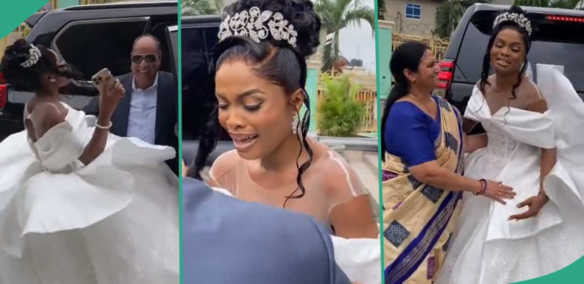 Video: This bride is overjoyed, you need to see what made her happy