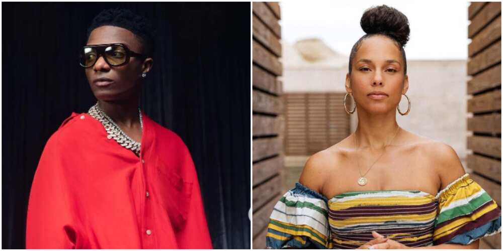 Popsy Nah Goat O Normally”: Video As American Singer Alicia Keys Passionately Speaks on Working With Wizkid - Legit.ng
