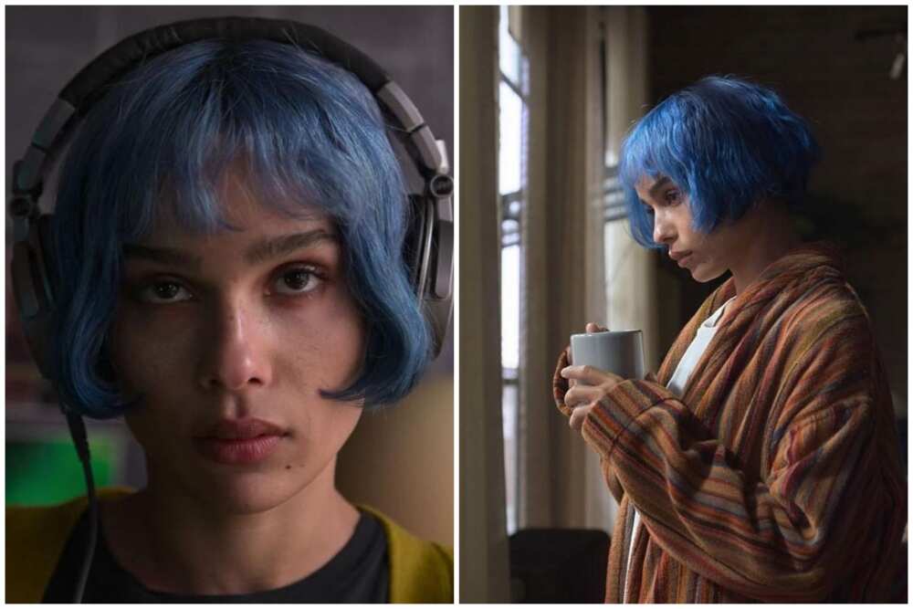 Characters with blue hair